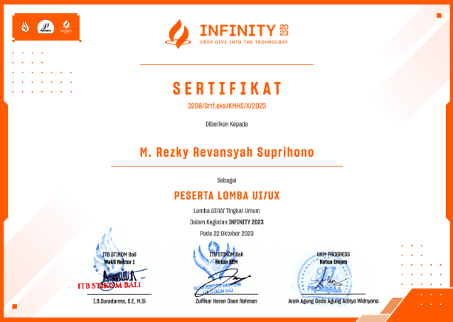 Finalist UI/UX Design - Image 1 of 1