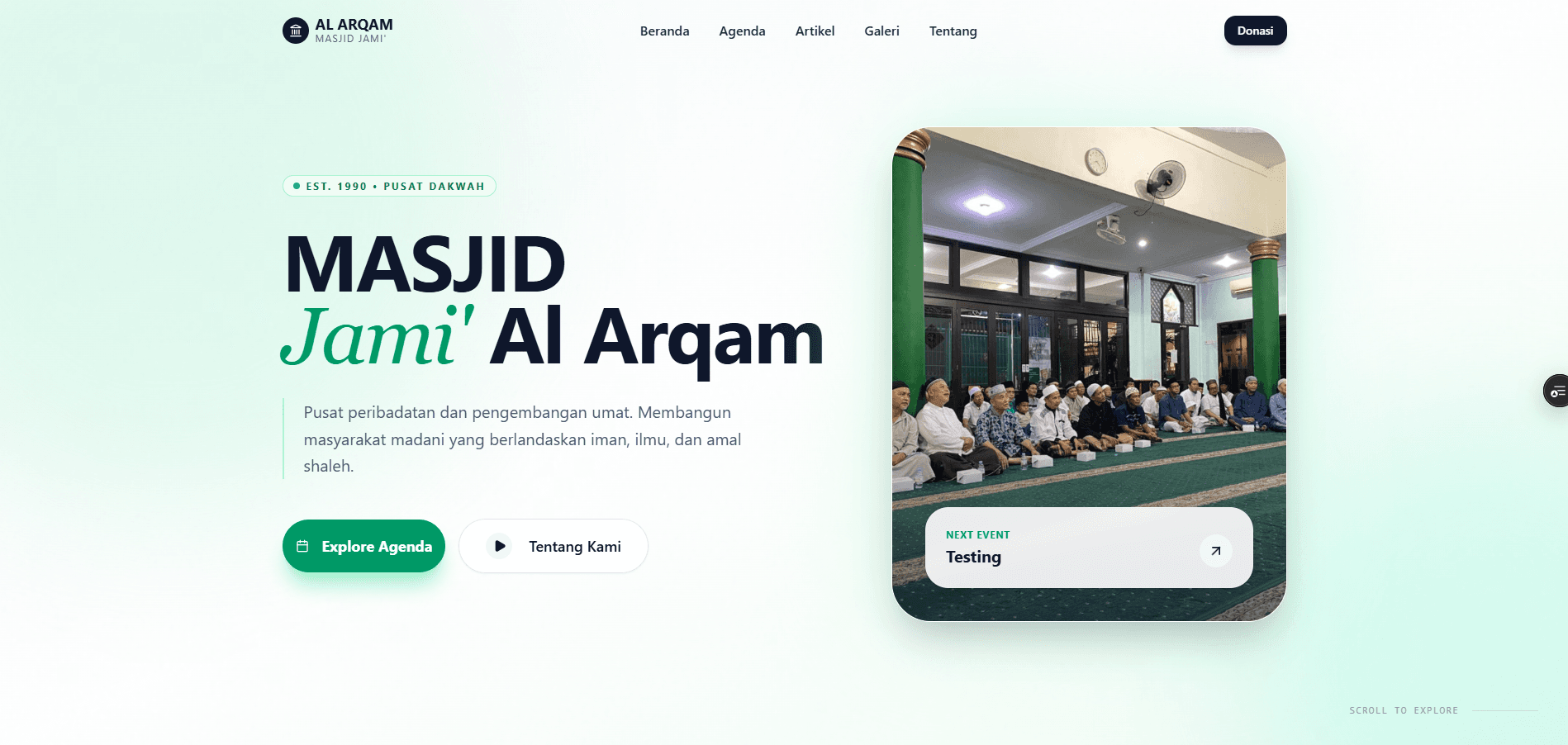 Masjid Al Arqam Profile