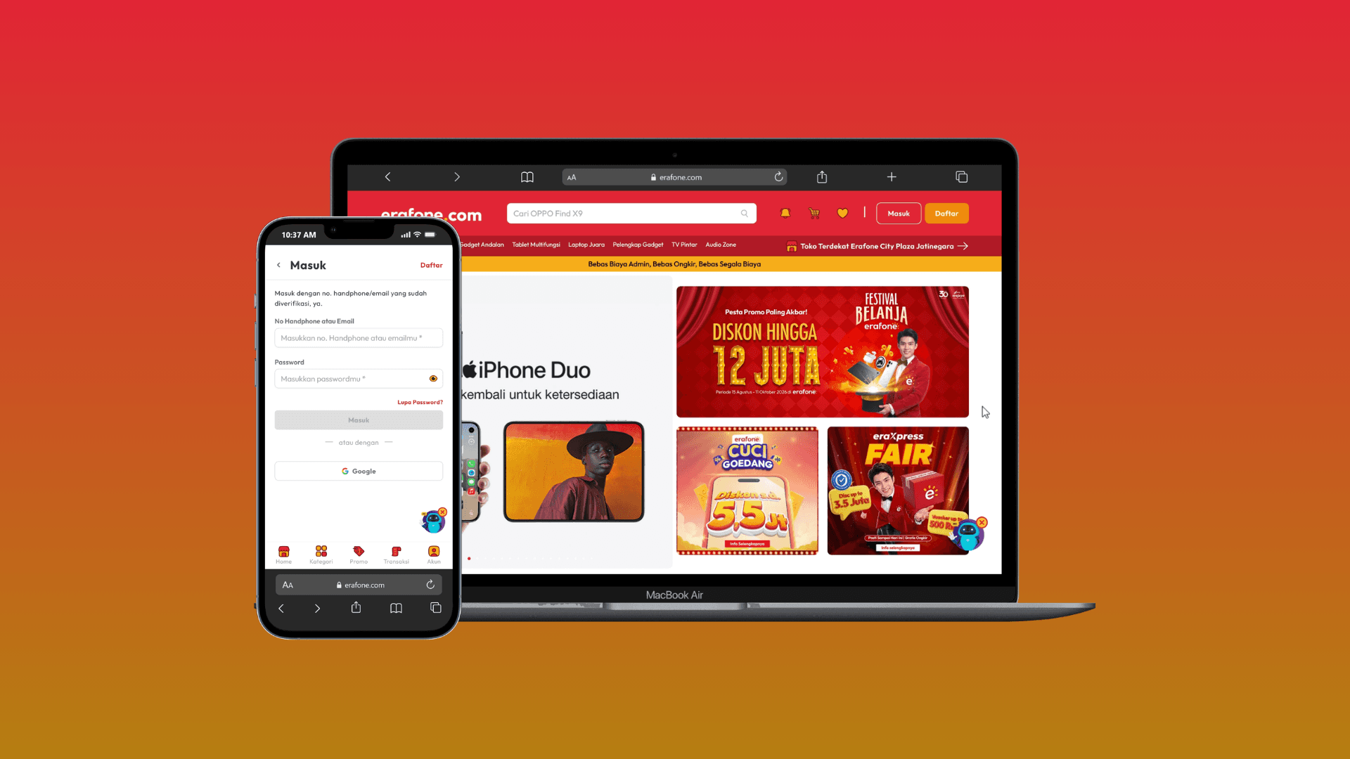Erafone App & Website Revamp