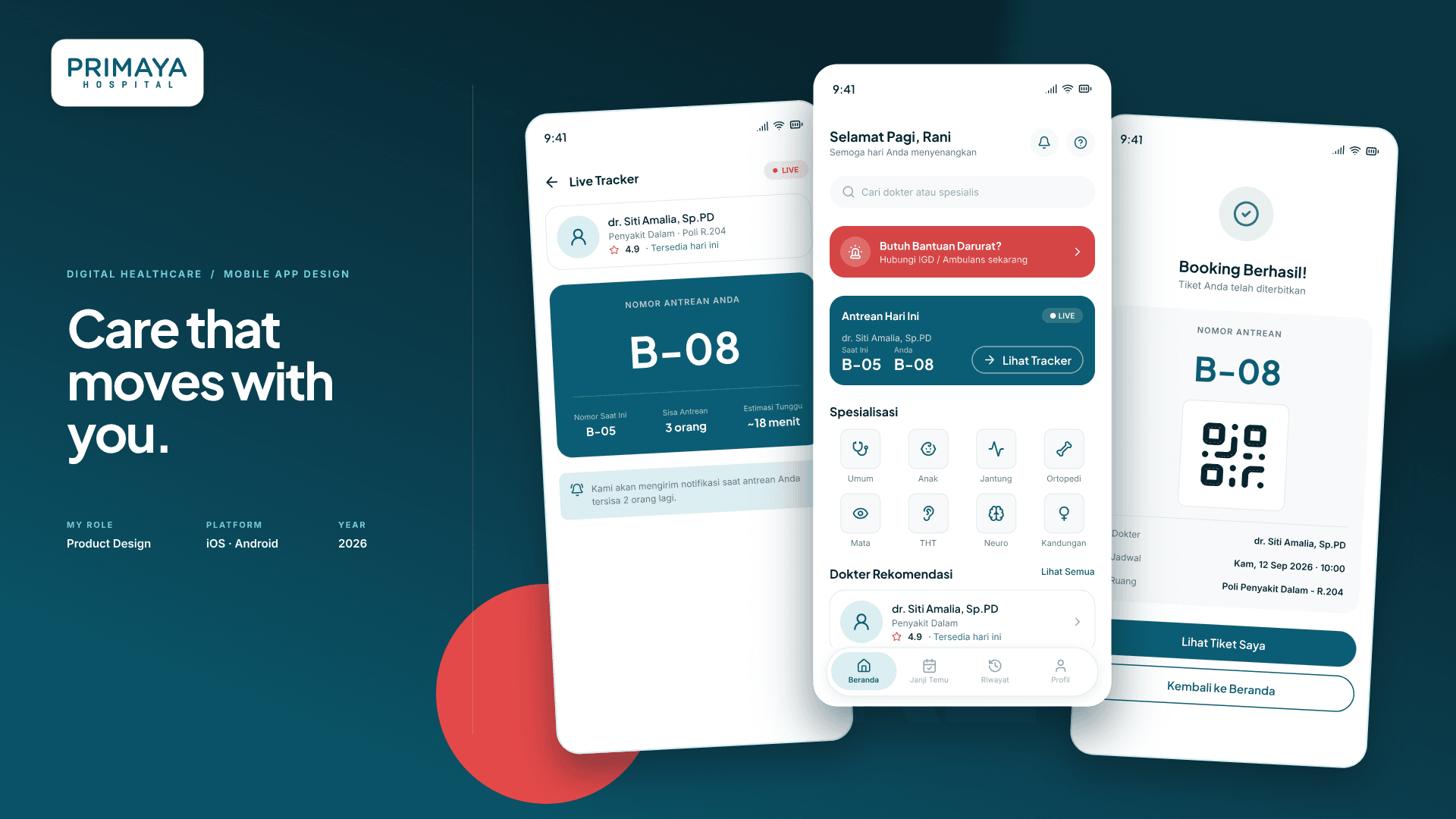 Primaya App Revamp